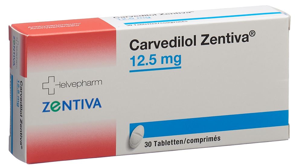 CARVEDILOL Zentiva 12.5 mg, Hauptbild