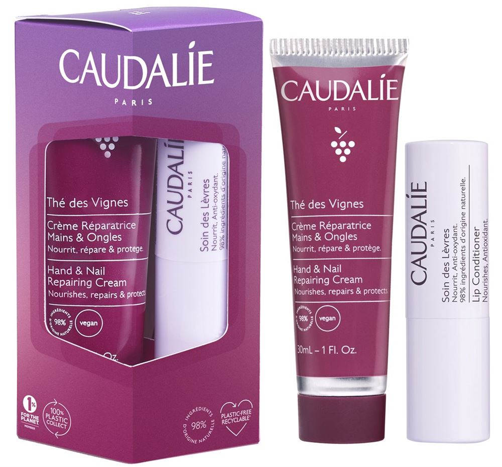 CAUDALIE Coffret Thé des Vignes Duo LipHand, image 2 sur 2