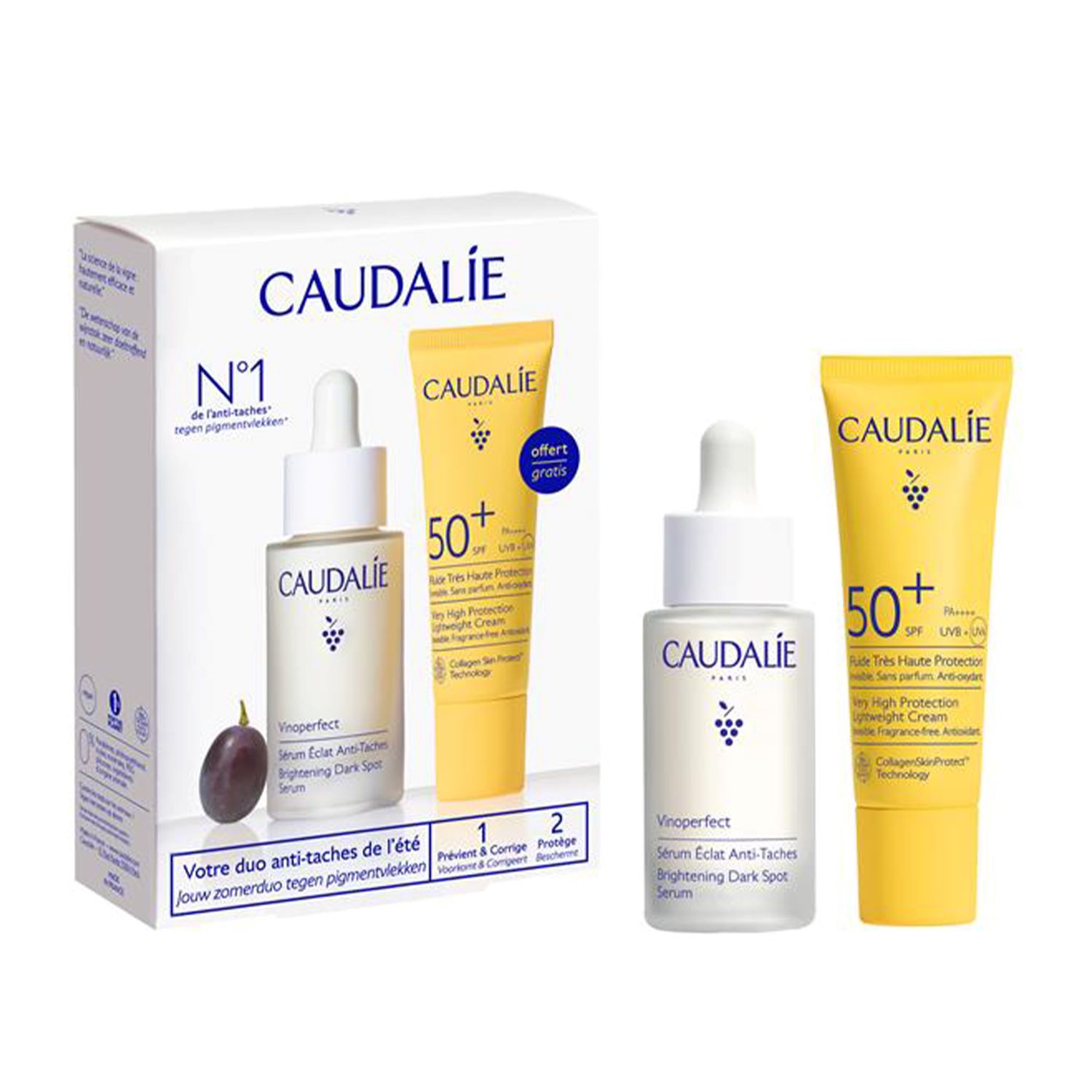 CAUDALIE Vinoperfect Coffret Sérum&Solaire 2026