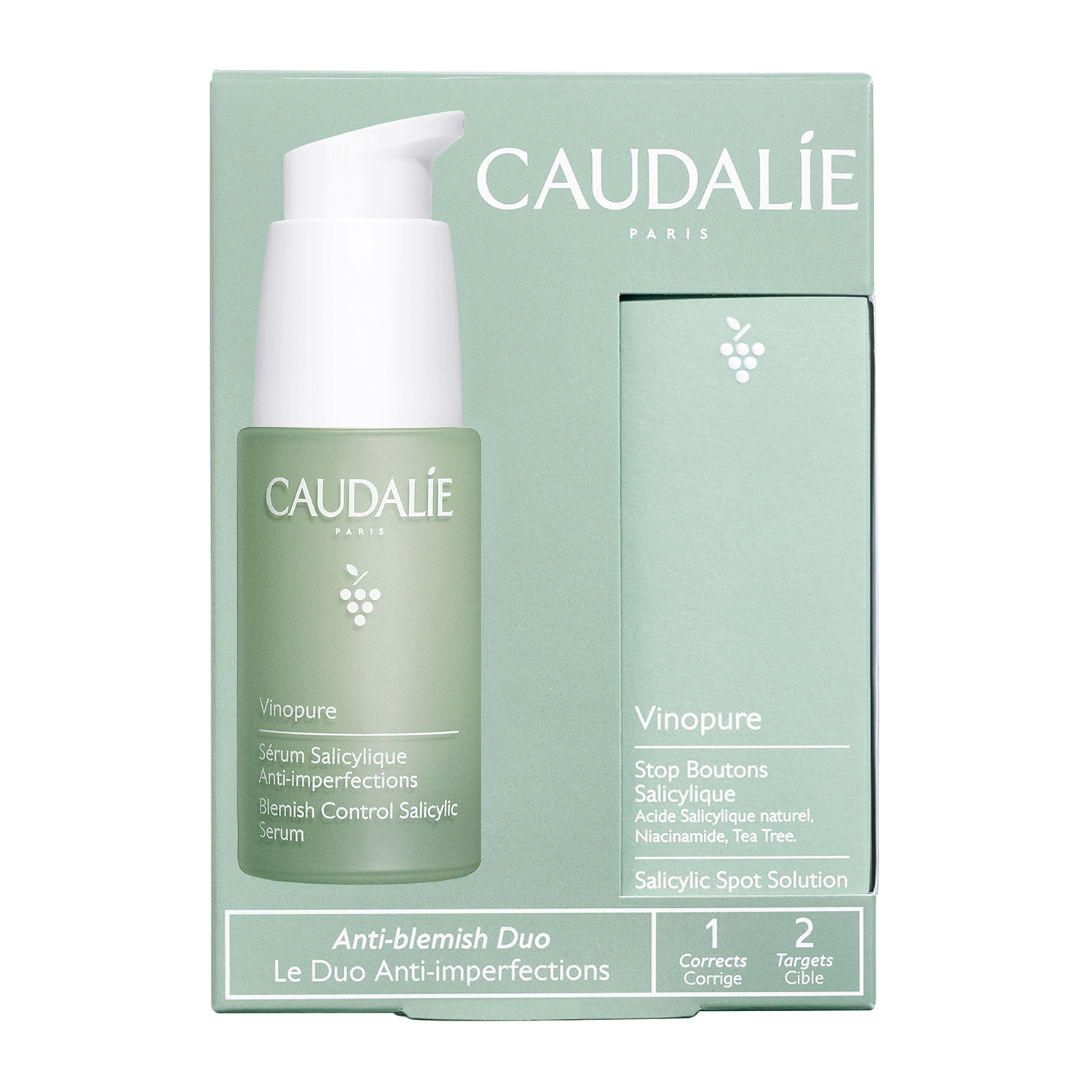 CAUDALIE Coffret 2024 Sérum30 / SalicyLiquid 15