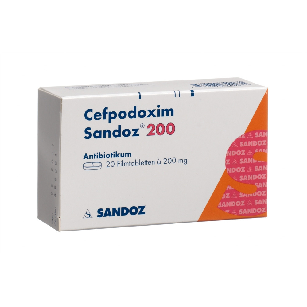 CEFPODOXIME Sandoz 200 mg, Hauptbild