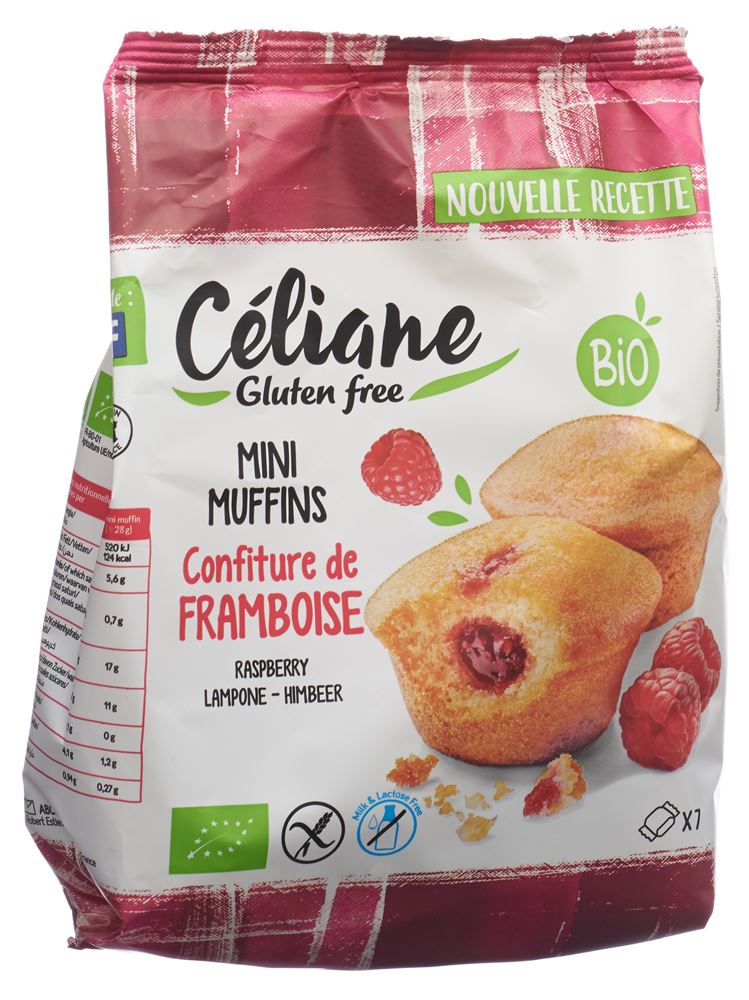 LES RECETTES DE CELIANE Mini-Muffins Himbeerfüllung, Hauptbild