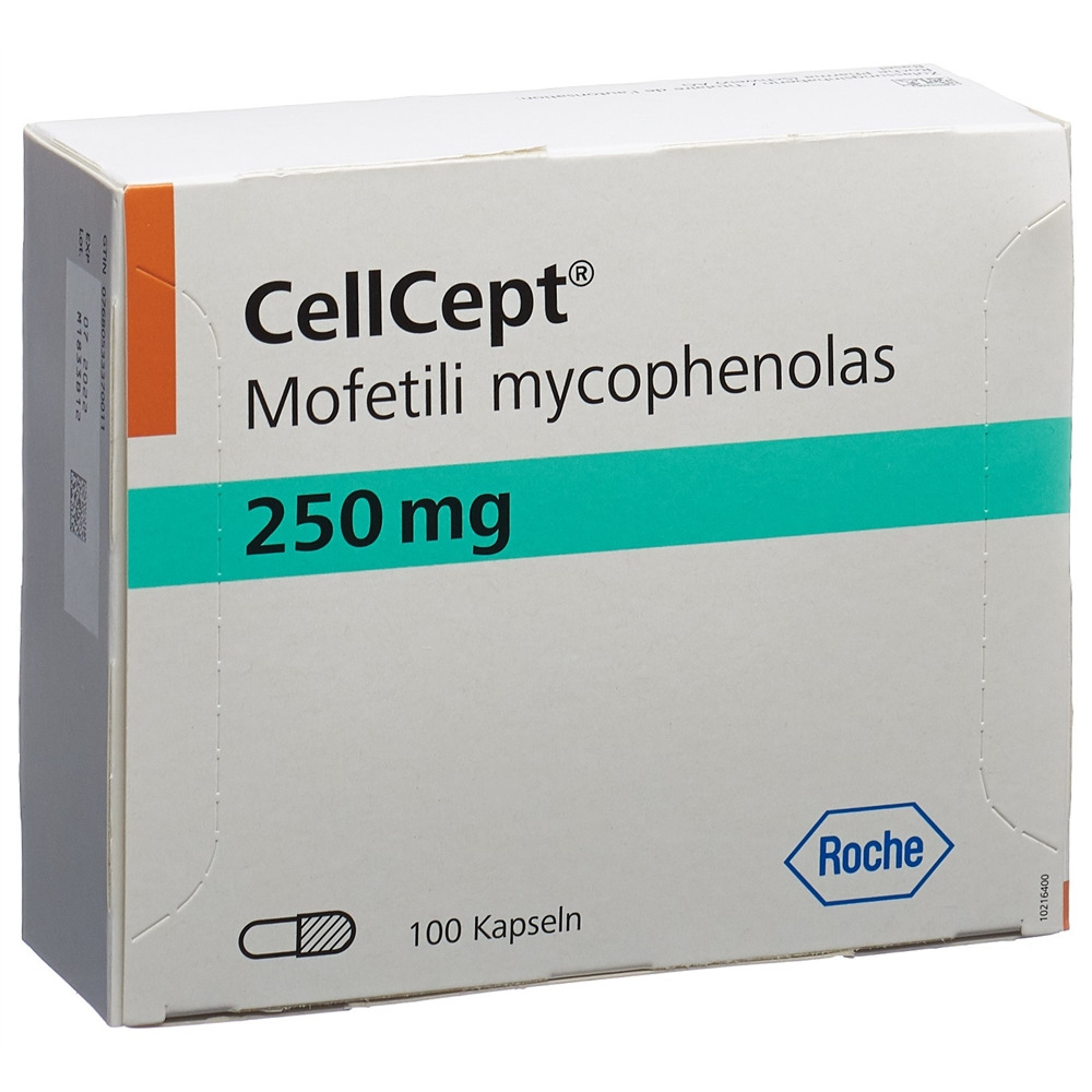 CELLCEPT Kaps 250 mg Blist 100 Stk, Hauptbild