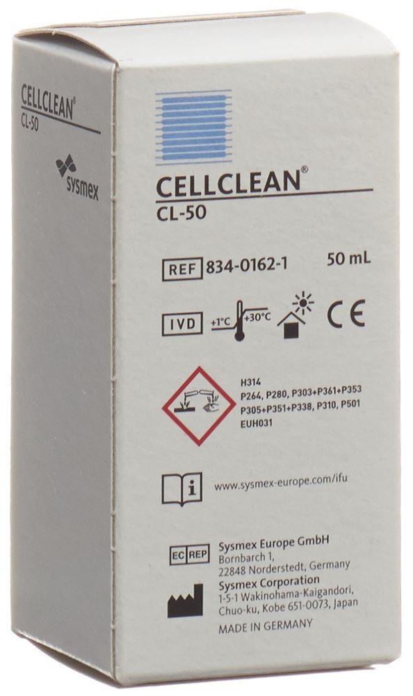 CELLCLEAN solution de nettoyage pour sysmex