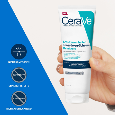 CERAVE 3en1 Argile Nettoyant Anti-Imperfections, image 2 sur 5