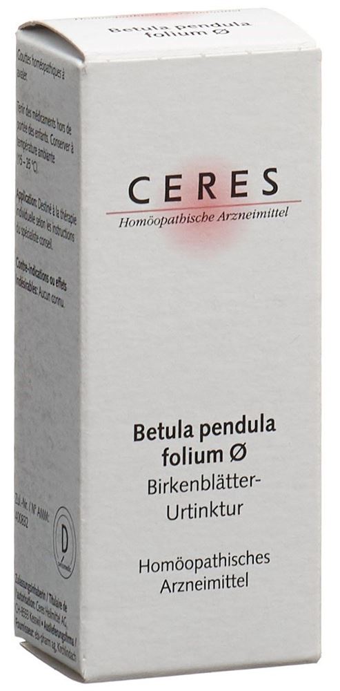 CERES Betula pendula folium