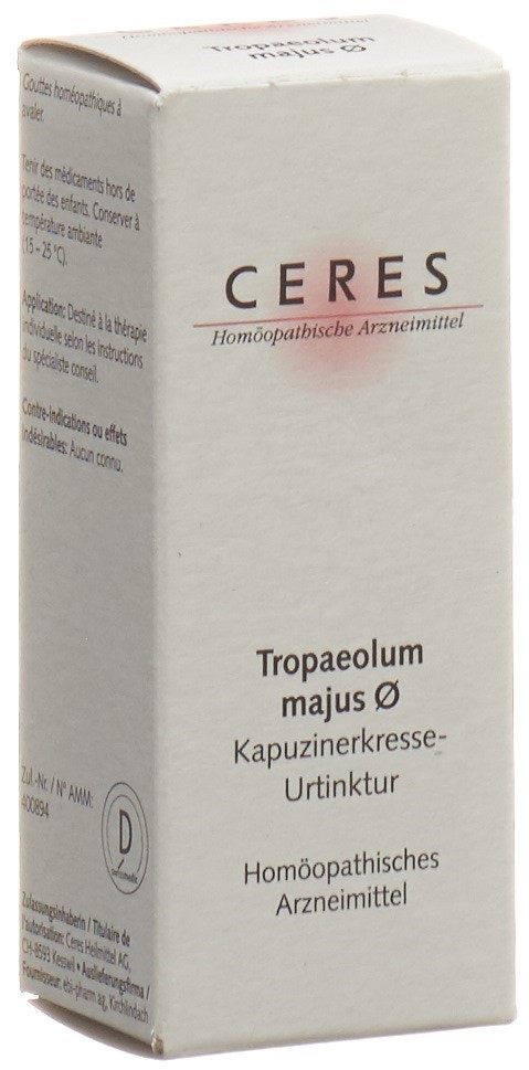 CERES Tropaeolum majus, Hauptbild