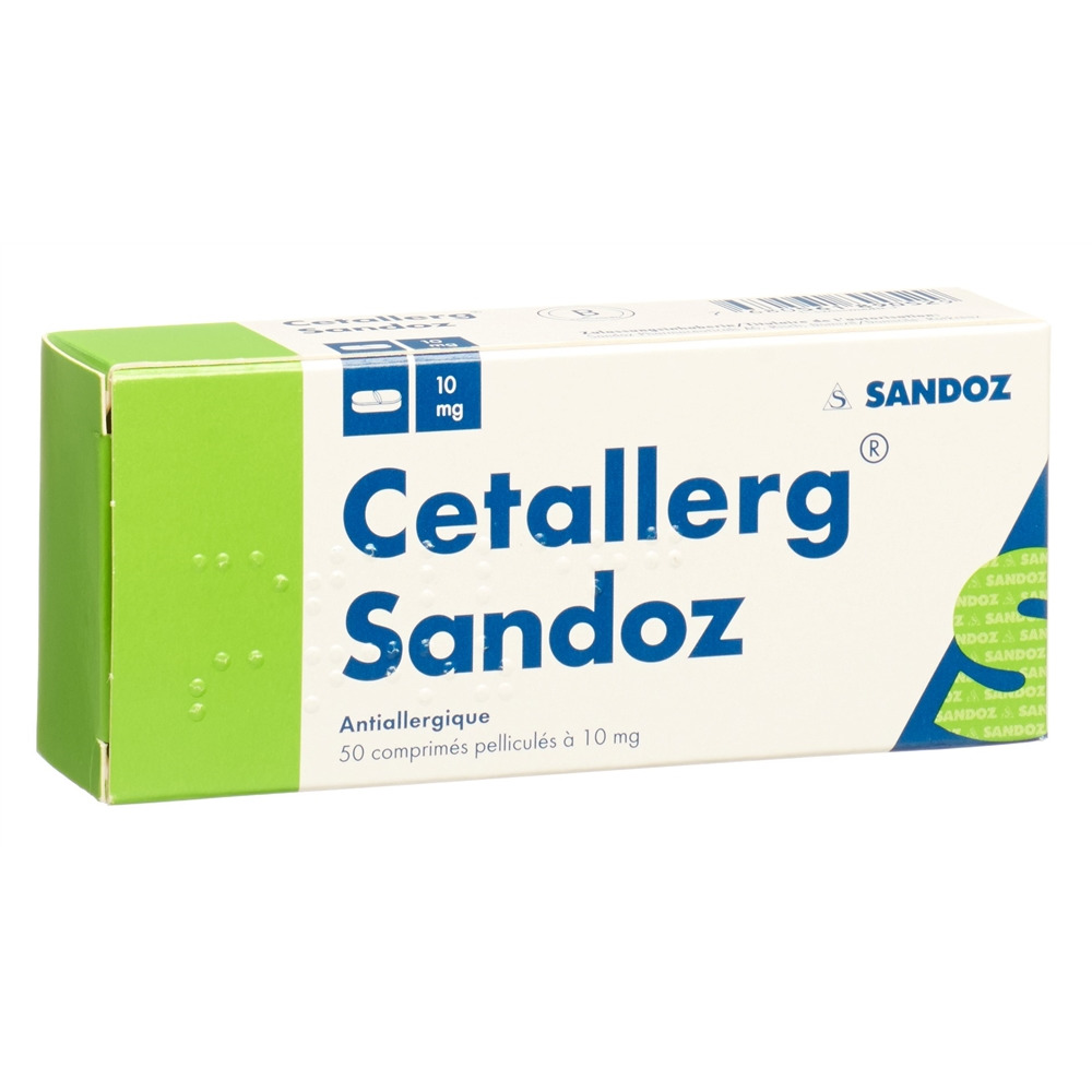 CETALLERG Sandoz 10 mg, image 2 sur 2