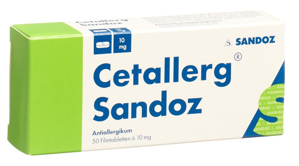 CETALLERG Sandoz 10 mg, image principale