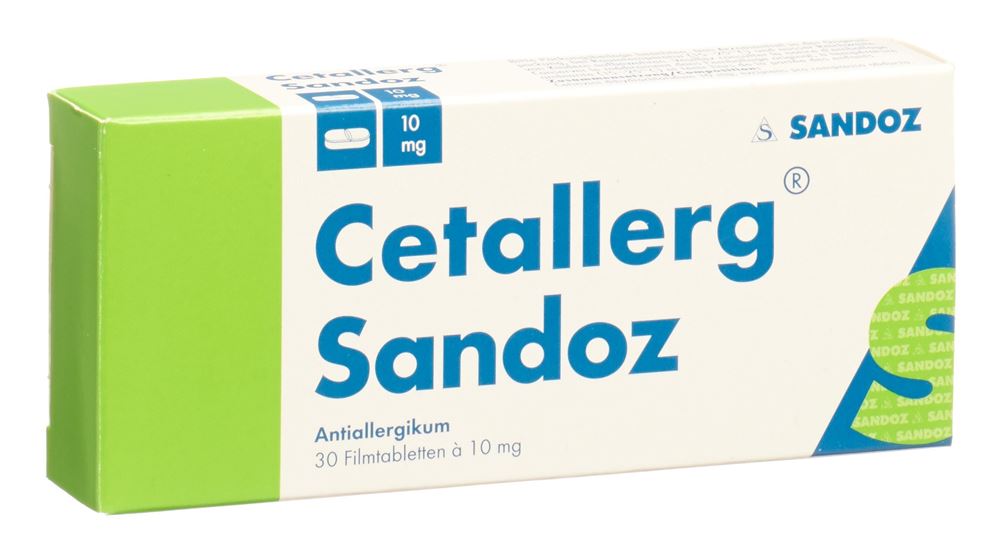 CETALLERG Sandoz 10 mg, Hauptbild