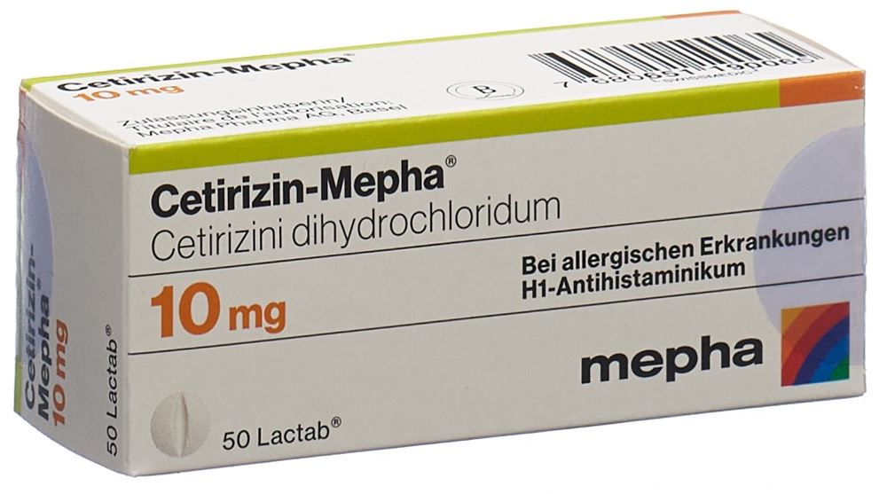 CETIRIZINE Mepha 10 mg