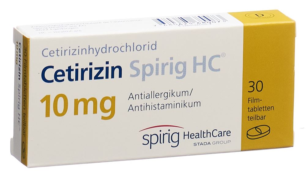 CETIRIZINE Spirig HC 10 mg