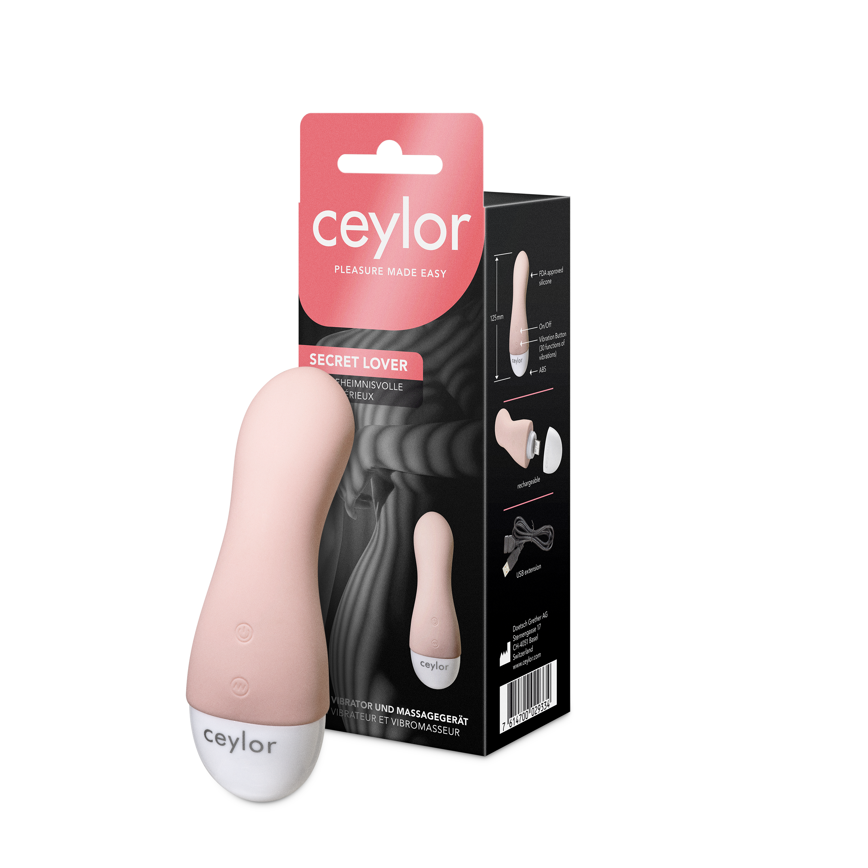 Ceylor Secret Lover Mini Vibrator