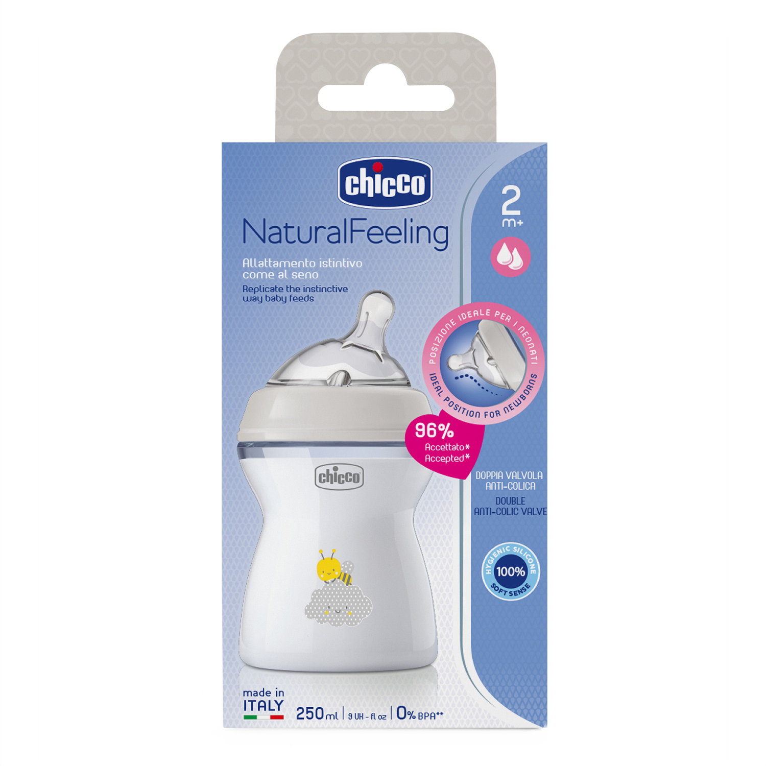 CHICCO biberon NATURAL FEELING PP