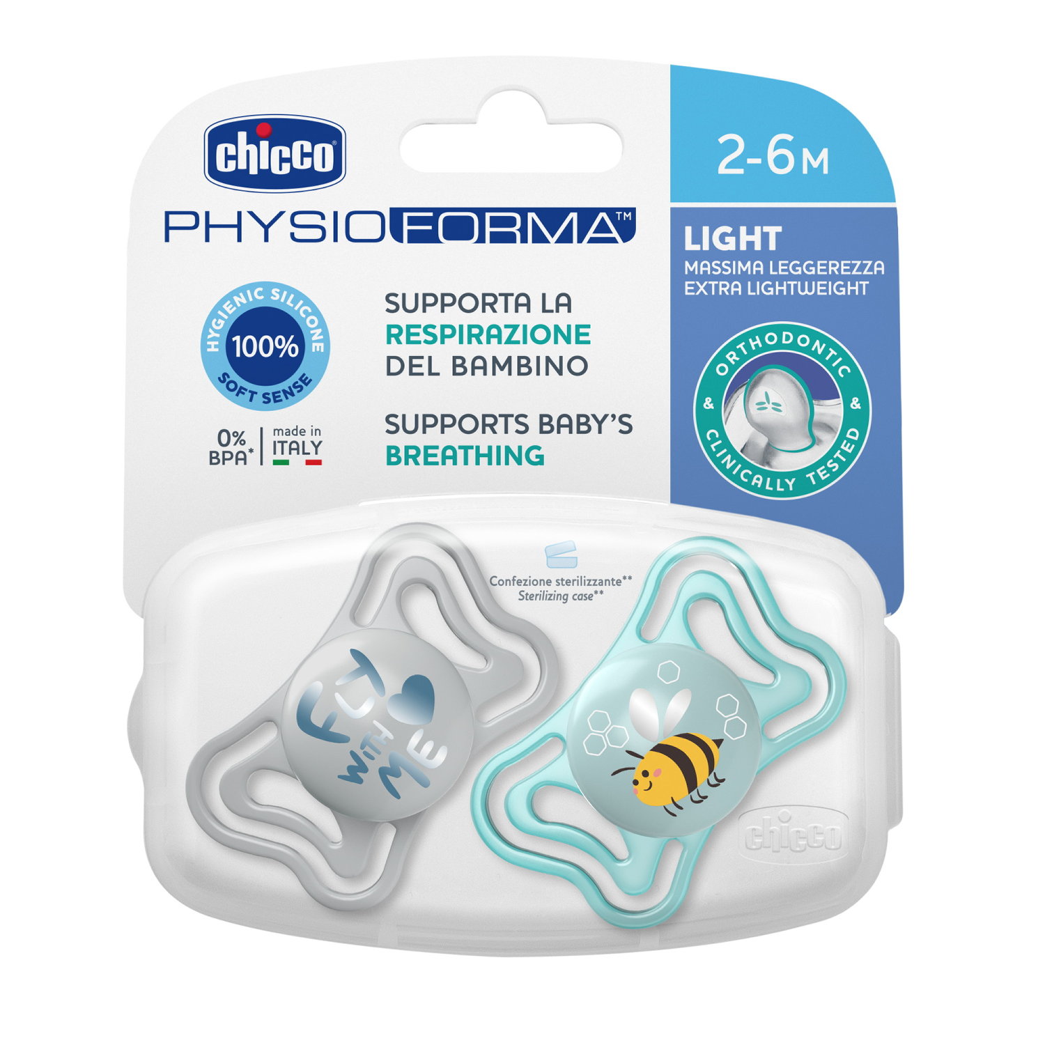 CHICCO Physiologischer Beruhigungssauger PHYSIO FORMA LIGHT, Hauptbild
