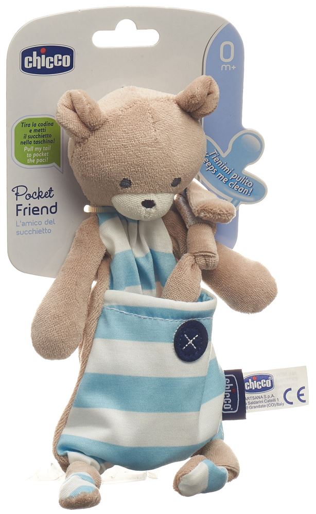 CHICCO POCKET FRIENDS Schnullerhalter, Hauptbild CHICCO POCKET FRIENDS Schnullerhalter, Hauptbild