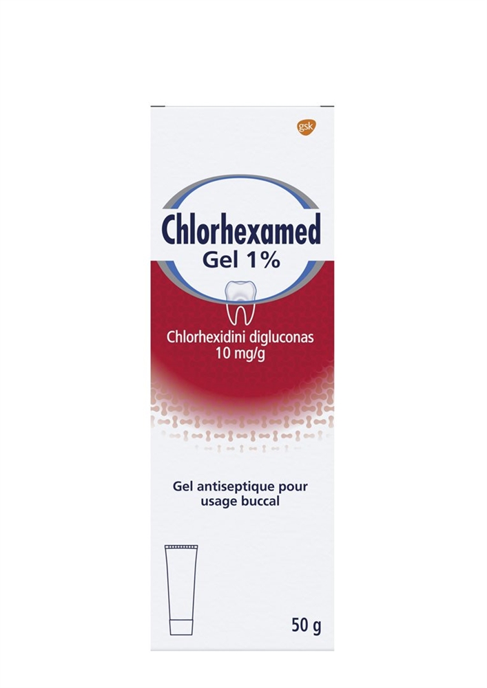 CHLORHEXAMED gel 1 % 50 g, image 3 sur 4