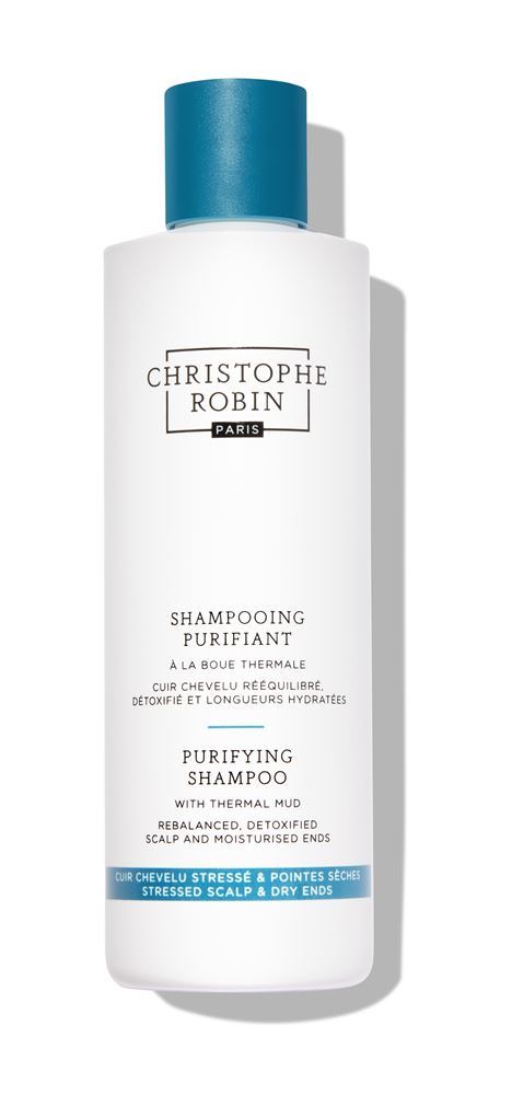 CHRISTOPHE ROBIN Shampoo Purifiant Boue Therapy