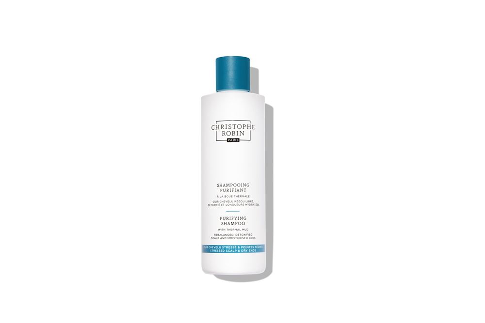 CHRISTOPHE ROBIN Shampoo Purifiant Boue Therapy