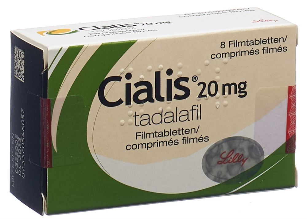 CIALIS Filmtabl 20 mg Blist 8 Stk, Hauptbild