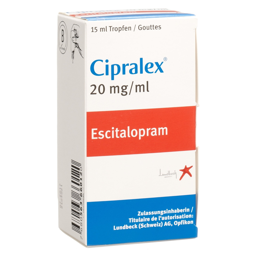 CIPRALEX gouttes 20 mg/ml fl 15 ml, image principale