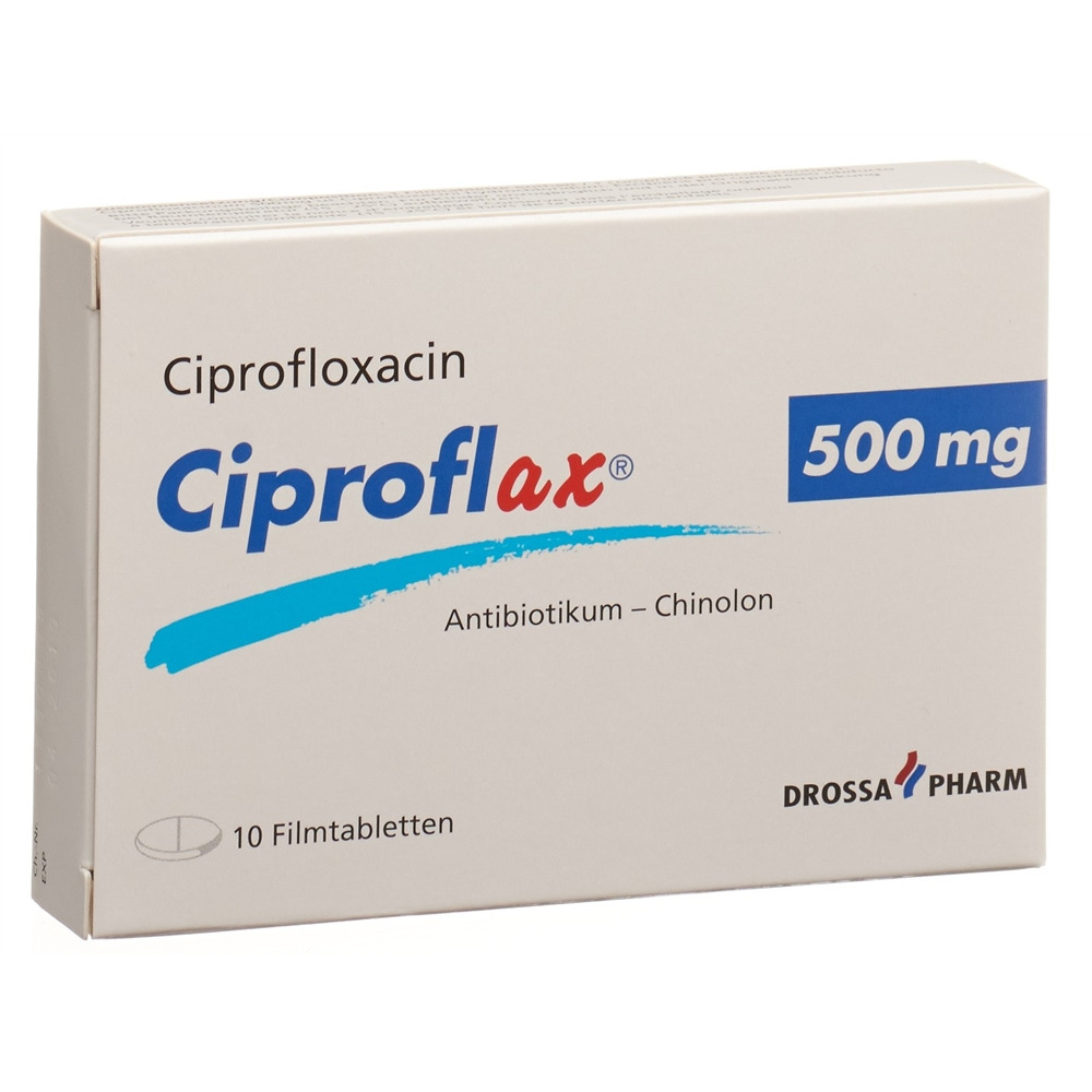 CIPROFLAX cpr pell 500 mg blist 10 pce, image principale