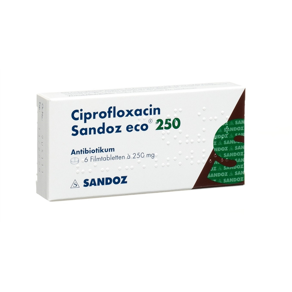 CIPROFLOXACINE Sandoz eco 250 mg, image principale