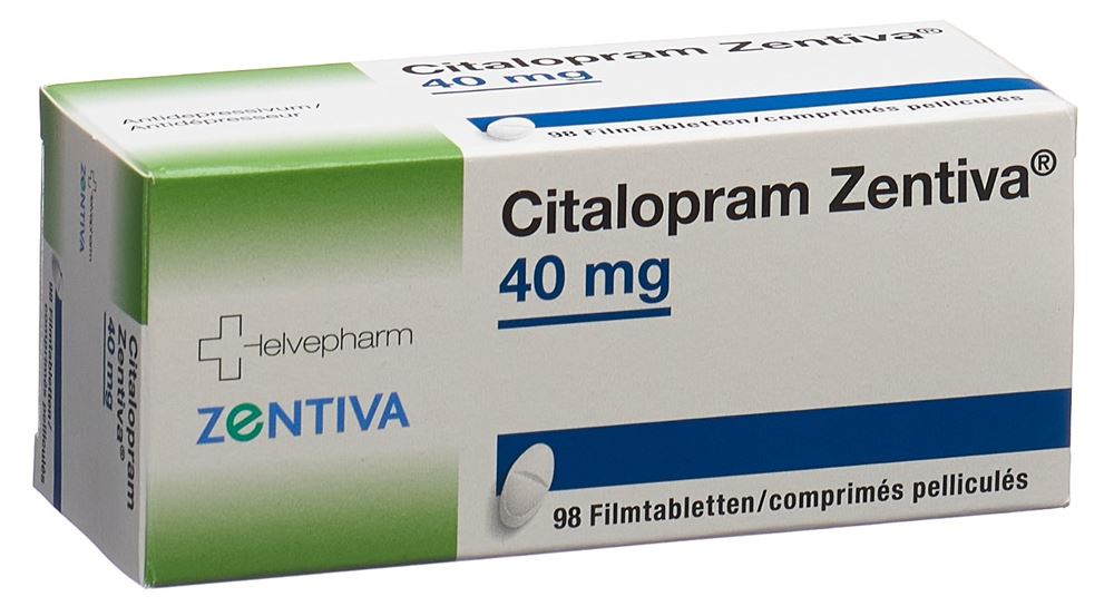 CITALOPRAM Zentiva 40 mg, image principale