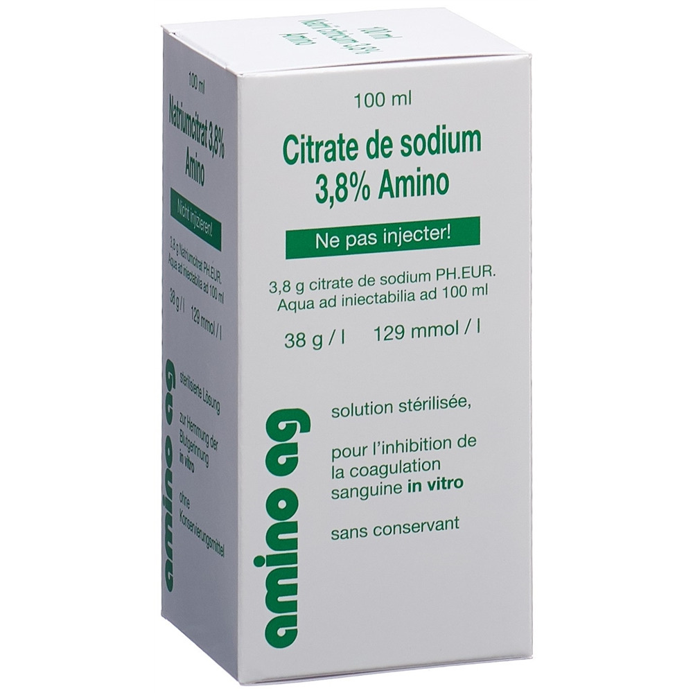 CITRATE SODIUM Amino 3.8 %, image 2 sur 2