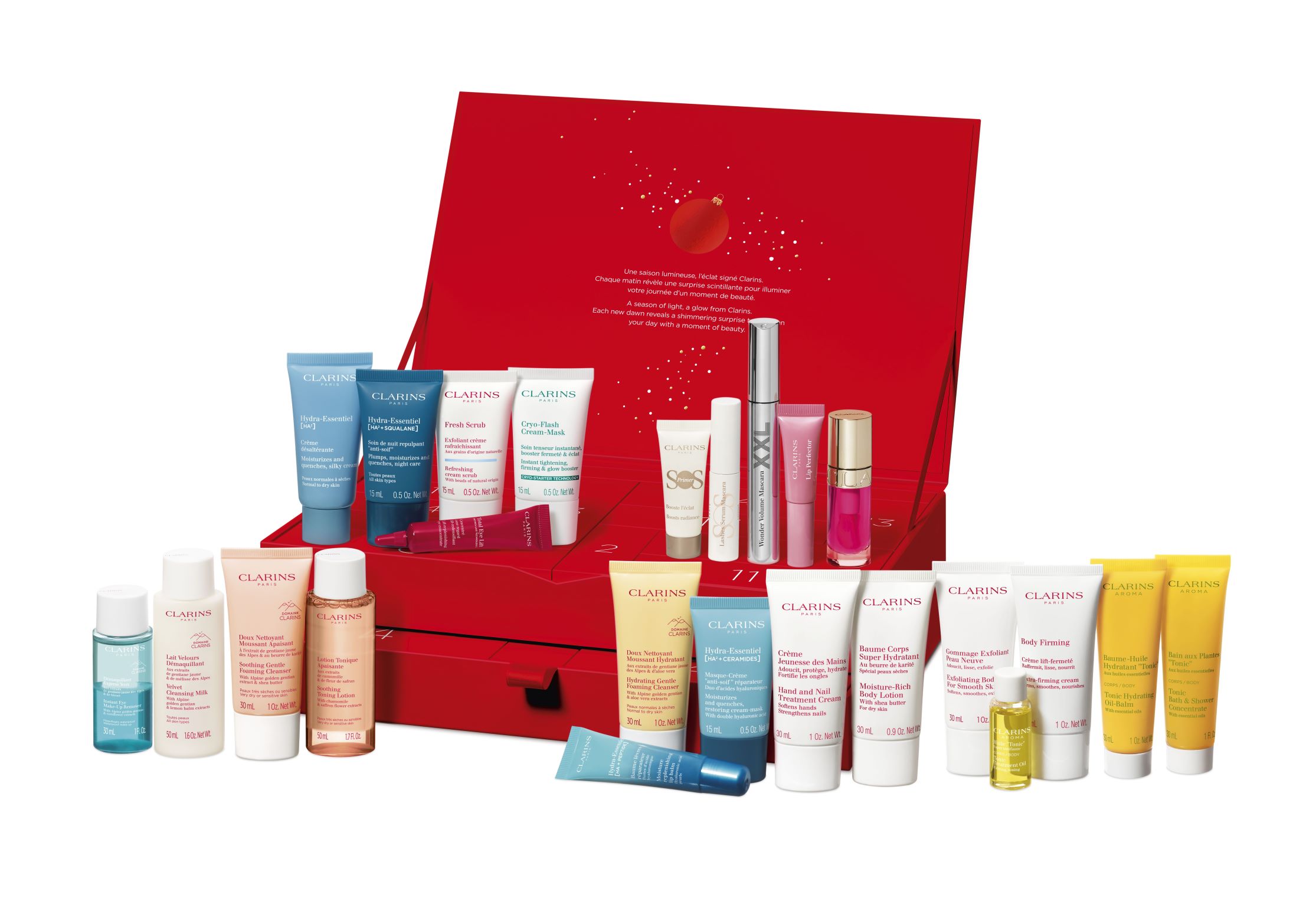 CLARINS Advent Calendar 24 Boxes Holiday Season