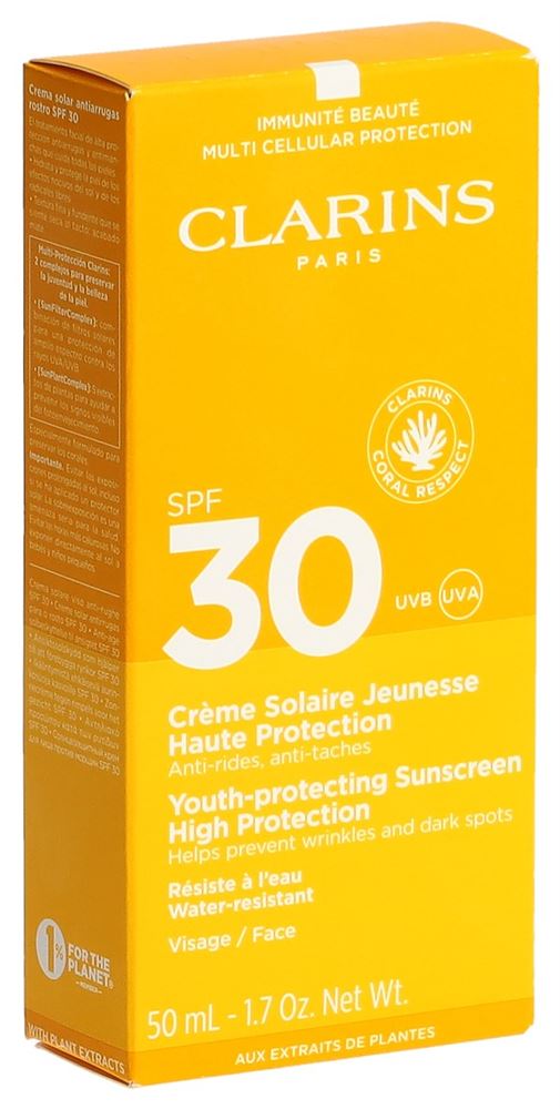 CLARINS Protecteur Visage Crème Sun Protection Factor 30, image principale