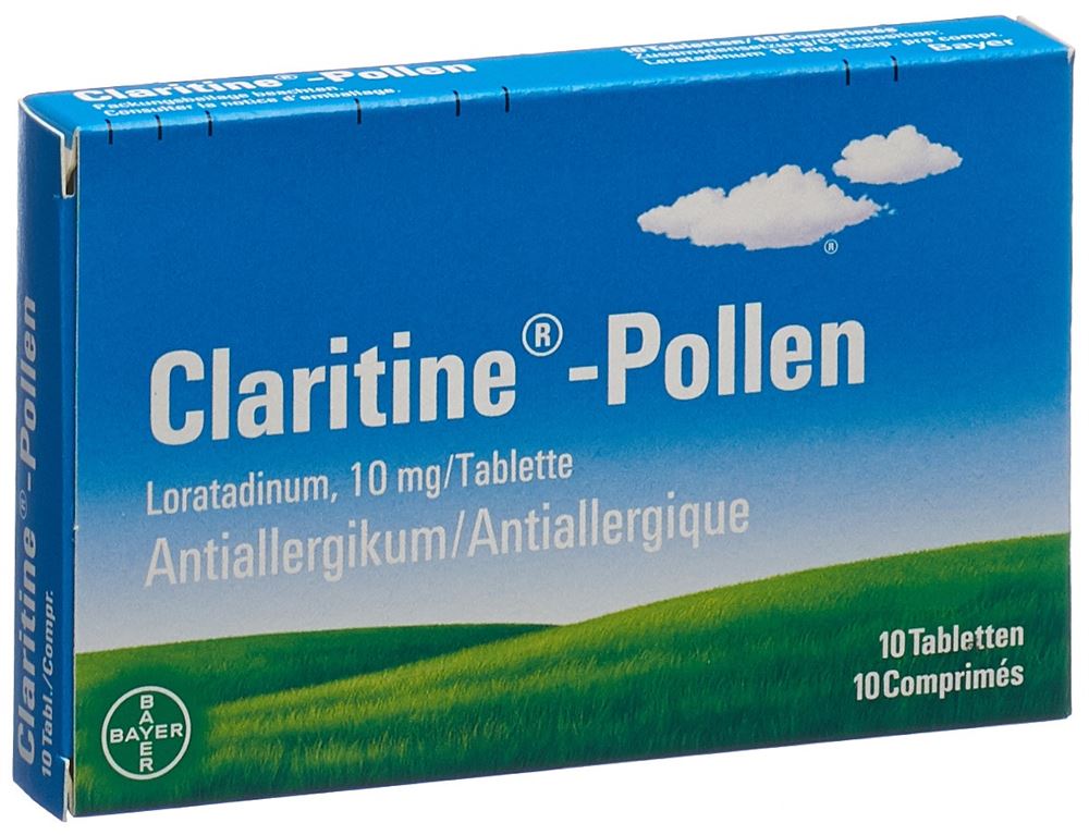 CLARITINE Tabl 10 mg Blist 10 Stk, Hauptbild