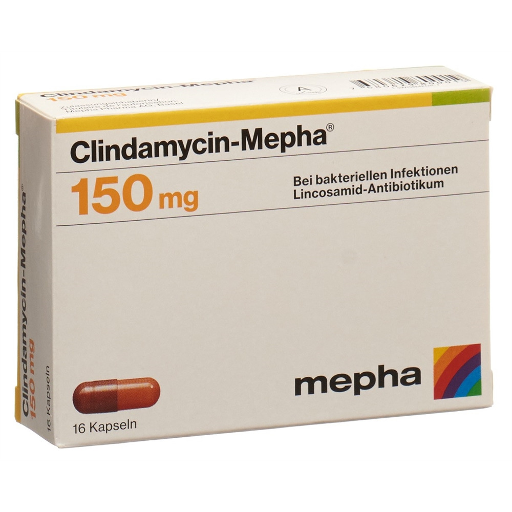 CLINDAMYCINE Mepha 150 mg, Hauptbild