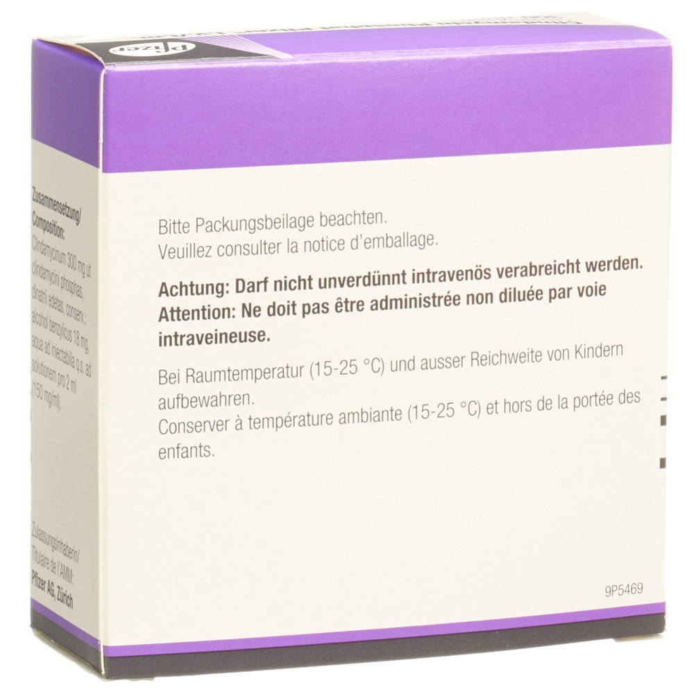 CLINDAMYCINE PHOSPHATE Pfizer 300 mg/2ml, Bild 2 von 2
