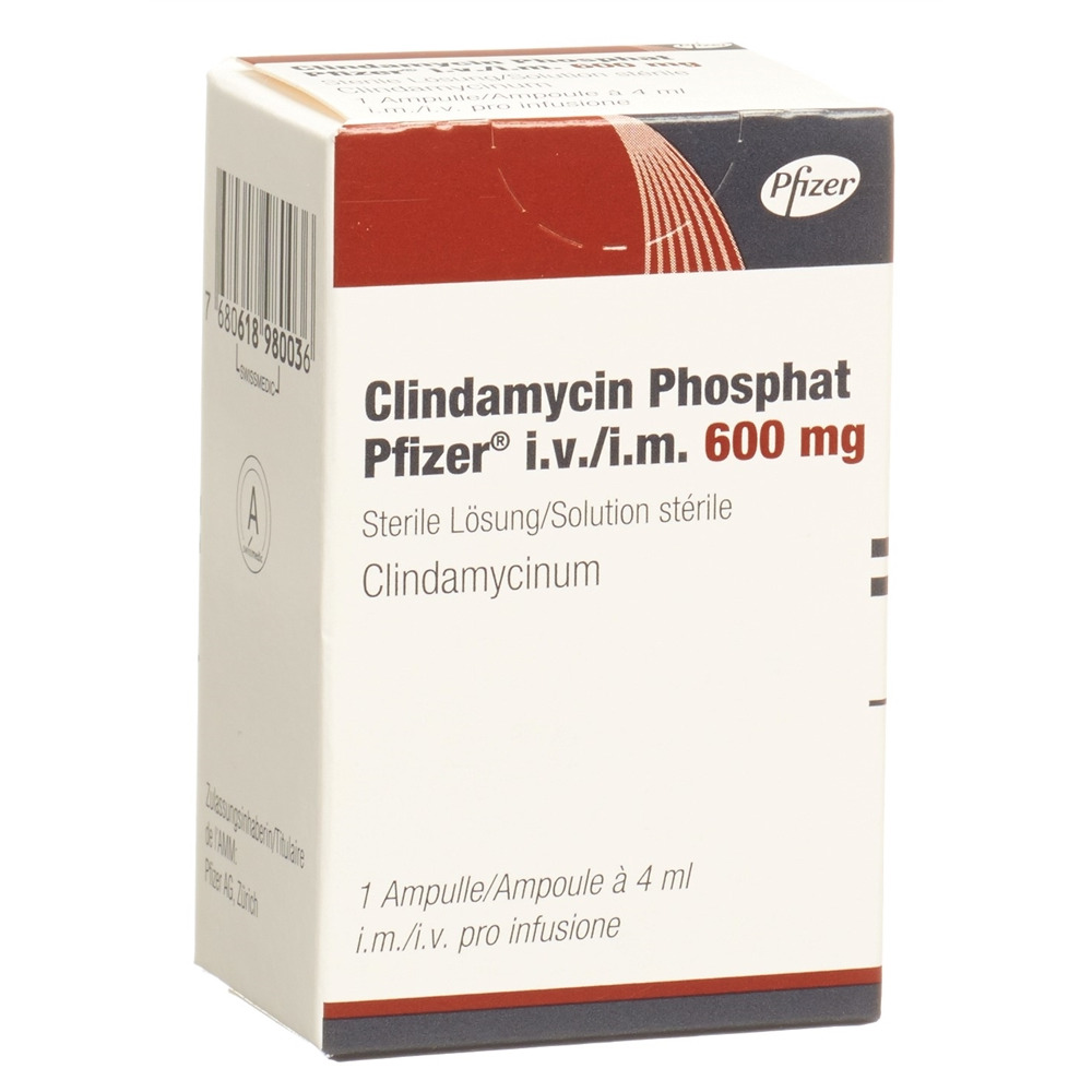 Clindamycin Phosphat Pfizer Pfizer 600 mg/4ml, Hauptbild