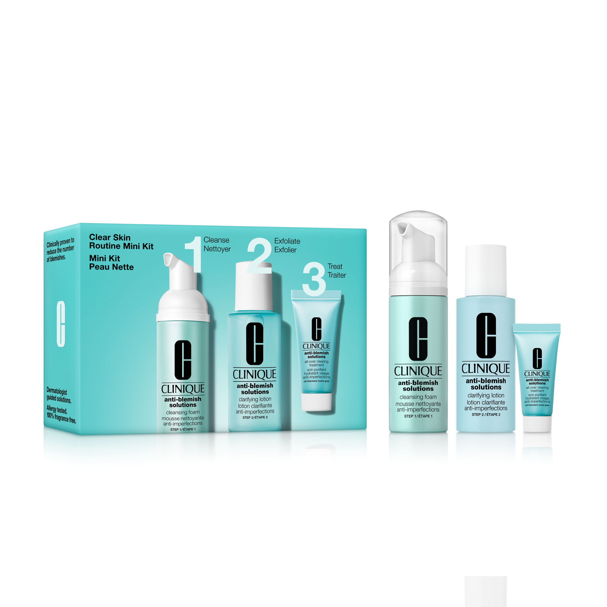 CLINIQUE Clear Skin Routine Mini Kit