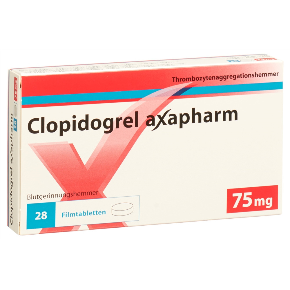 Clopidogrel Axapharm axapharm 75 mg, Hauptbild