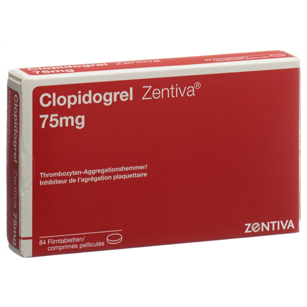 CLOPIDOGREL Zentiva 75 mg, image principale