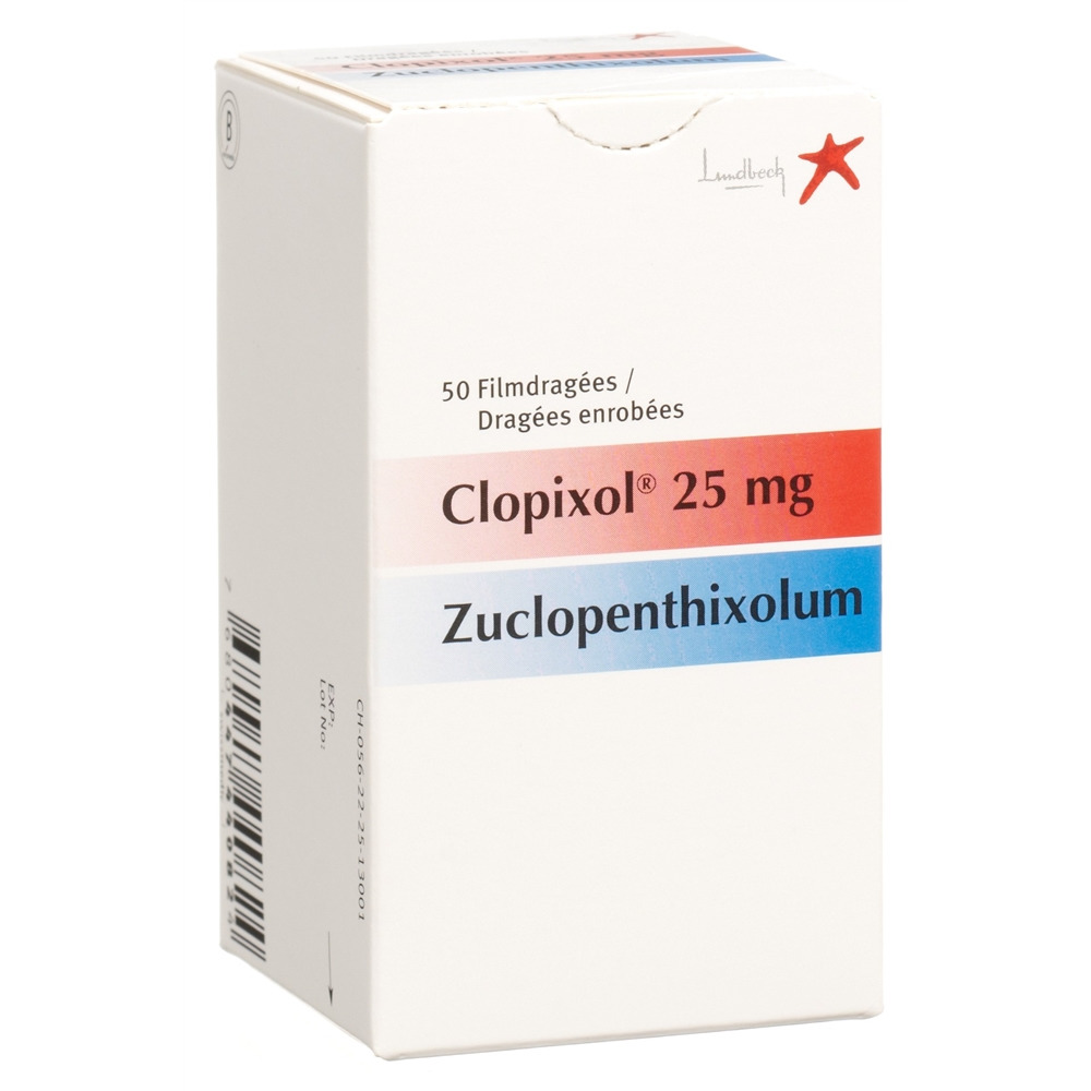 CLOPIXOL cpr pell 25 mg bte 50 pce, image principale