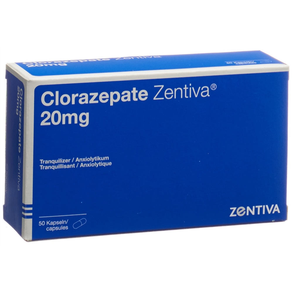 CLORAZEPATE Zentiva 20 mg, image principale