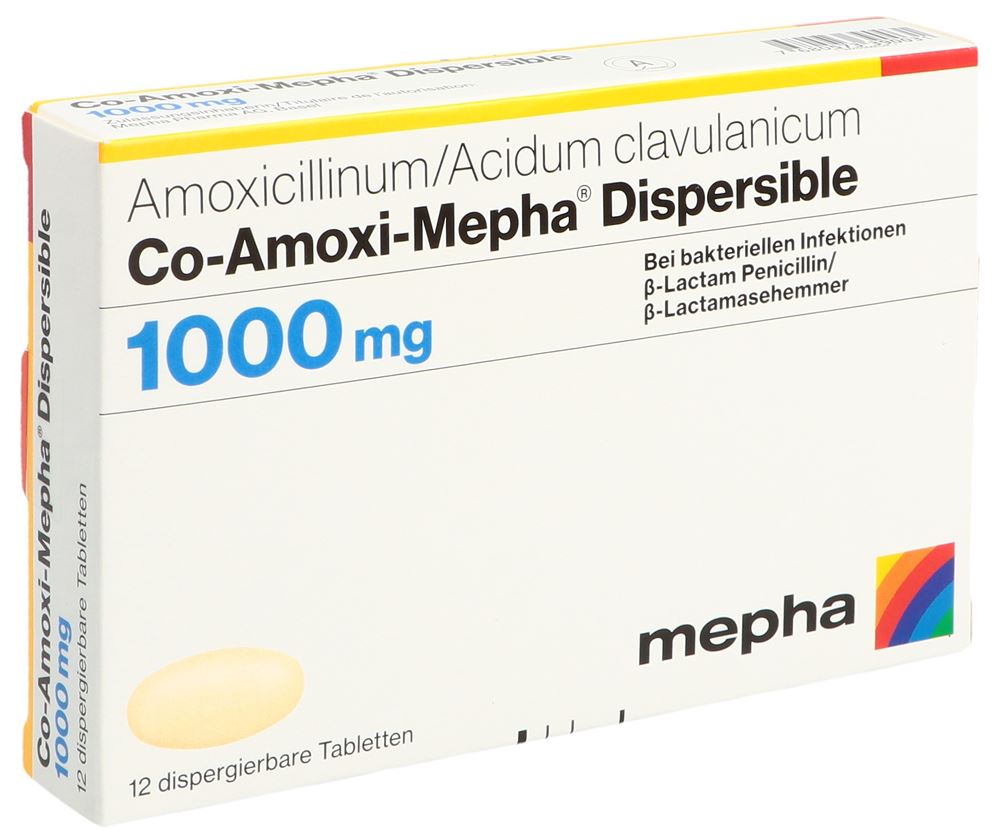 Co-Amoxi-Mepha Mepha 1000 mg, Hauptbild