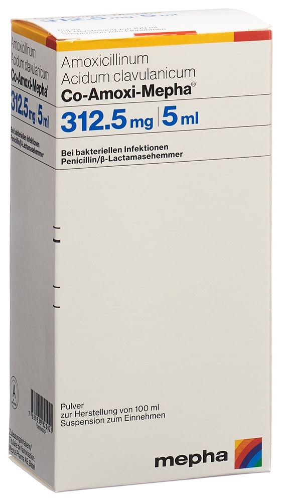 CO AMOXI Mepha 312.5 mg, Hauptbild