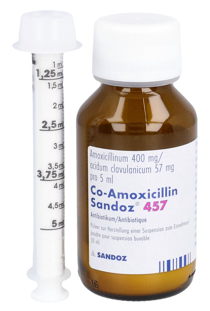 CO AMOXICILLINE Sandoz 457 mg, Bild 2 von 3