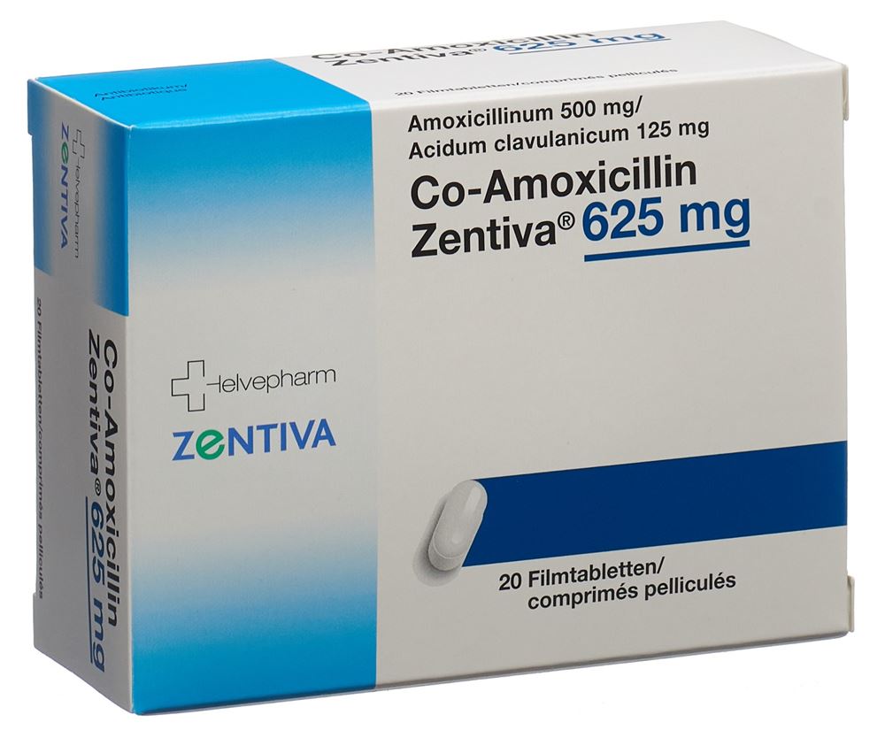 CO AMOXICILLINE Zentiva 625 mg, image principale CO AMOXICILLINE Zentiva 625 mg, image principale