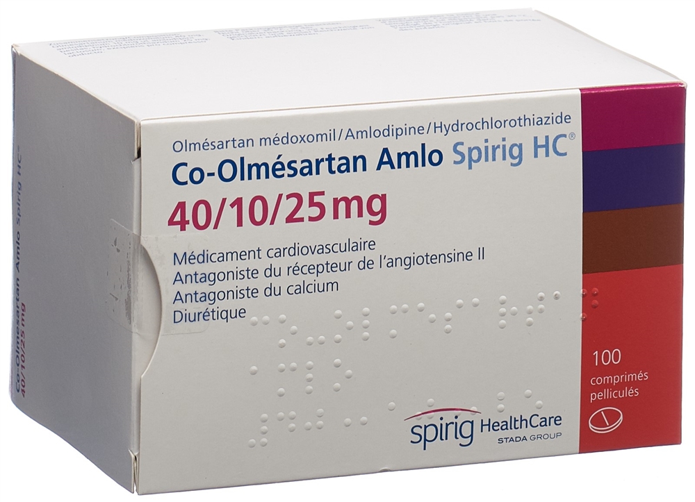 CO OLMESARTAN AMLO Spirig HC, image 2 sur 2