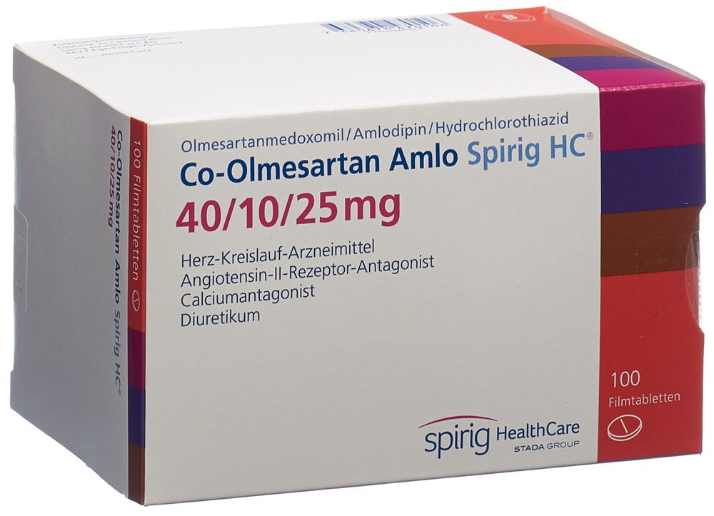 CO OLMESARTAN AMLO Spirig HC, image principale