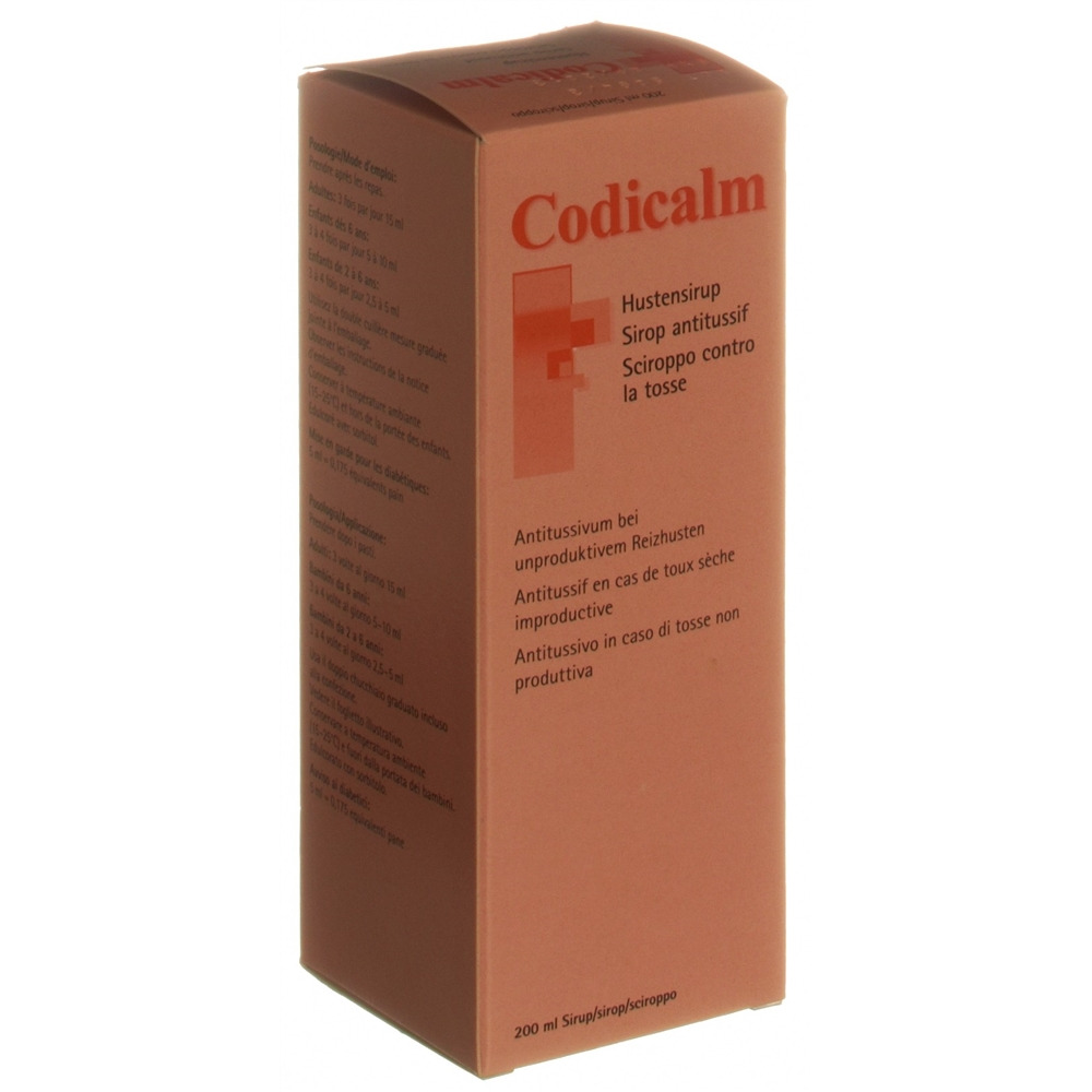 Codicalm Sirup 5 mg/5ml Fl 200 ml, Bild 2 von 2