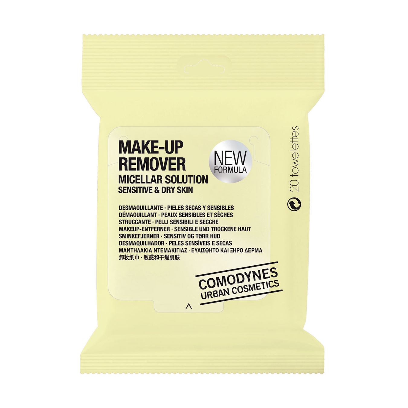 Comodynes lingettes démaquillantes
