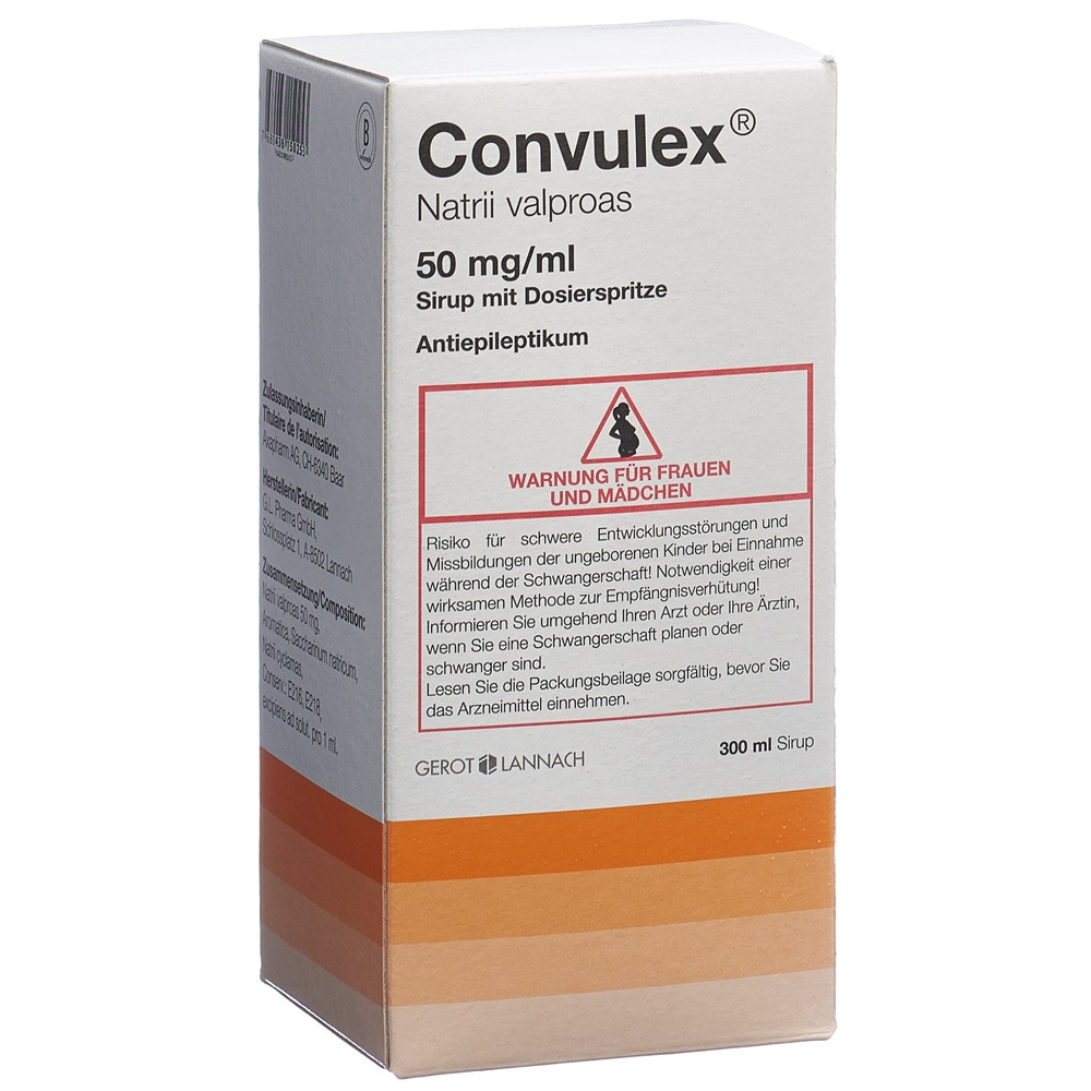 CONVULEX sirop fl 300 ml, image principale