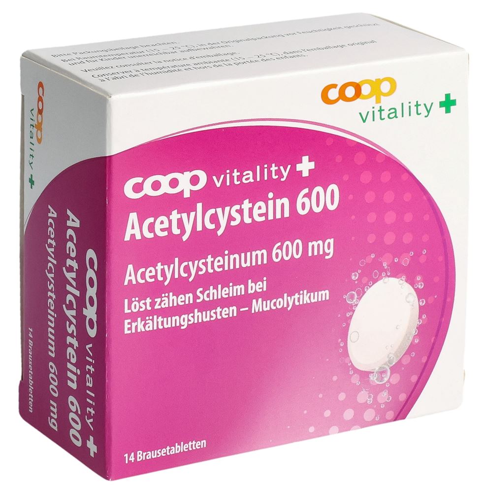 Coop Vitality Acetylcystein 600 mg